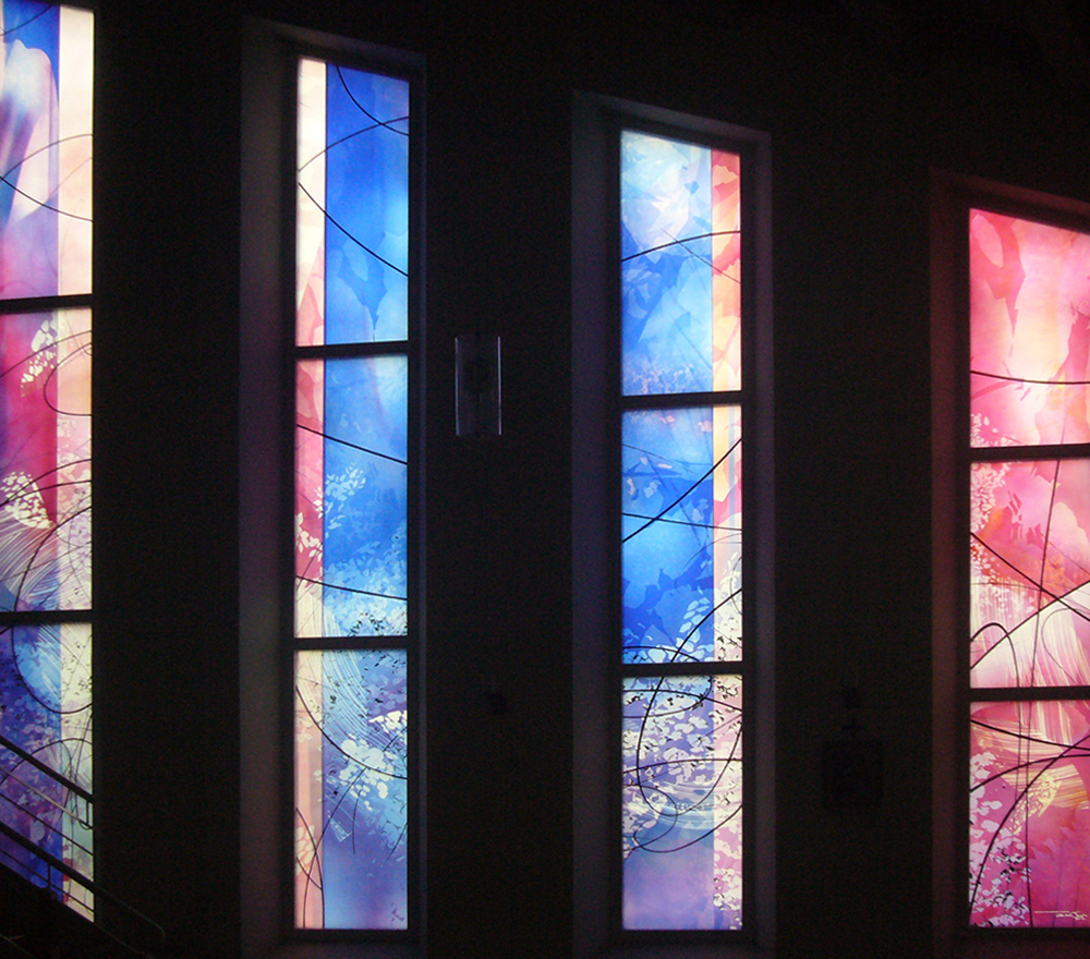 Andrew Moor Associates, Architectural Glass Art, Recent Project